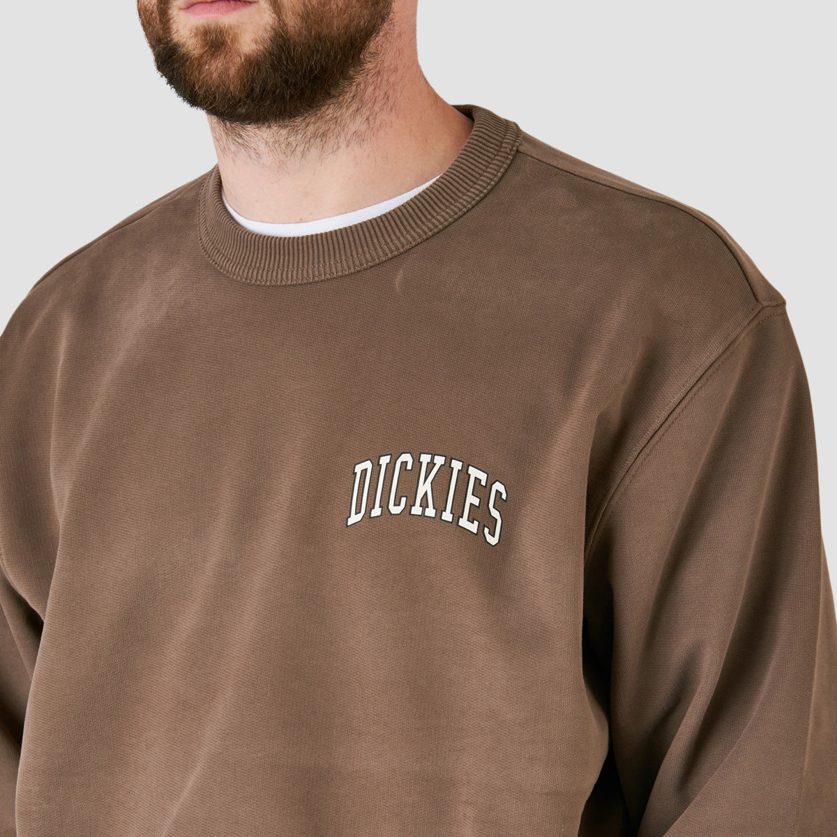 Dickies Aitkin Chest Sweatshirt Mushroom/Cloud