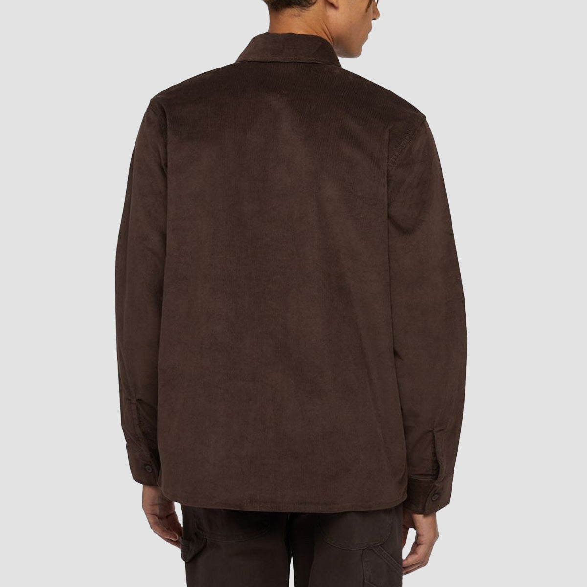 Dickies Corduroy Longsleeve Shirt Chocolate Brown