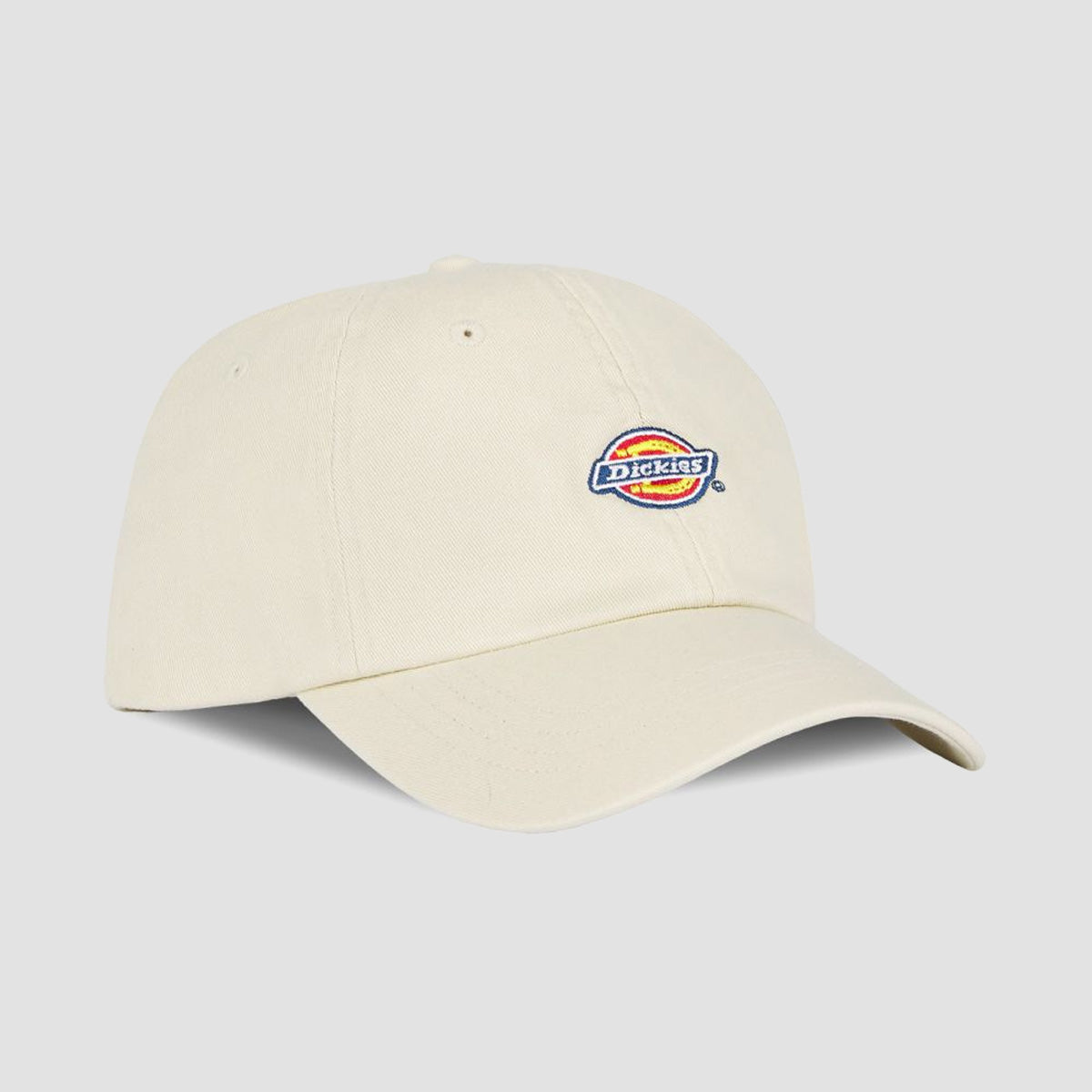 Dickies Hardwick 6 Panel Logo Cap Whitecap Grey