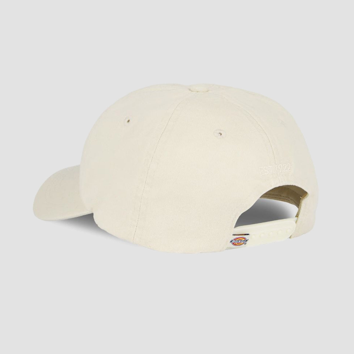 Dickies Hardwick 6 Panel Logo Cap Whitecap Grey