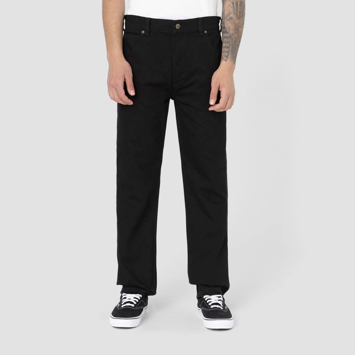 Dickies Houston Denim Relaxed Fit Jeans Rinsed Black