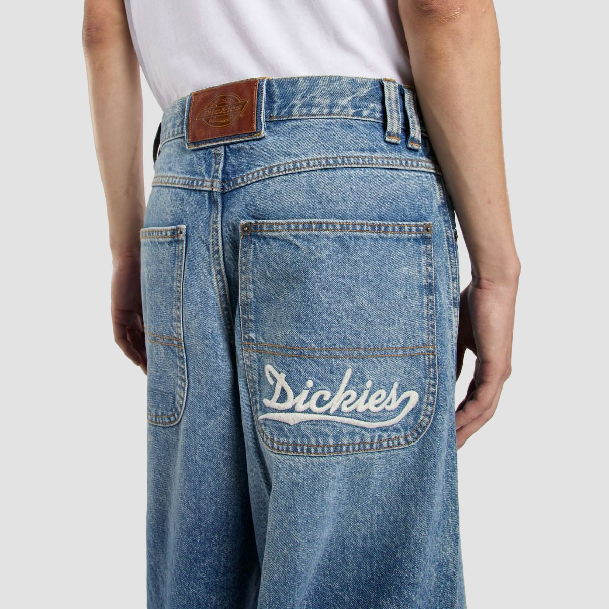 Dickies Loose Wave Baggy Jeans Rinsed Fade