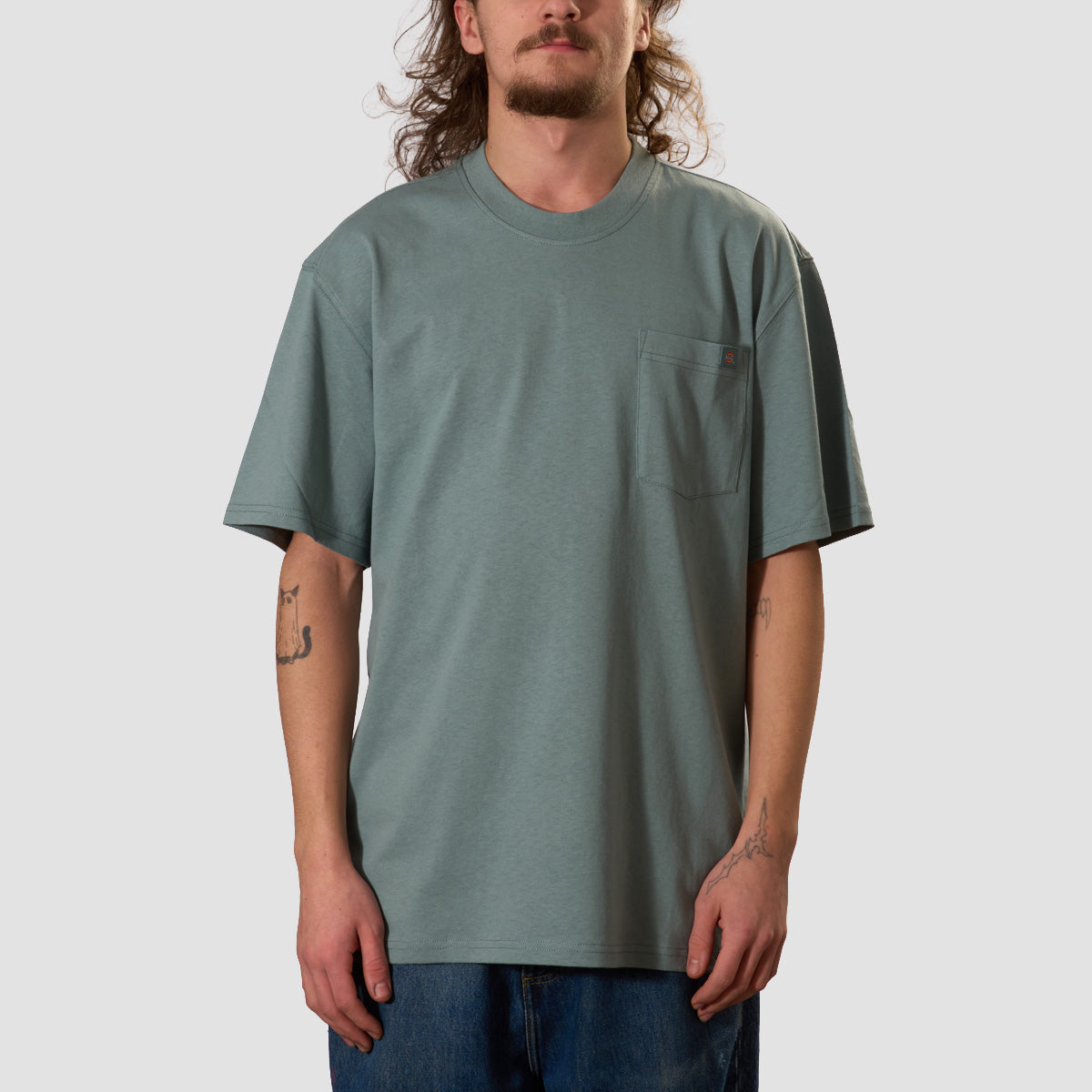 Dickies Luray Pocket T-Shirt Stormy Sea