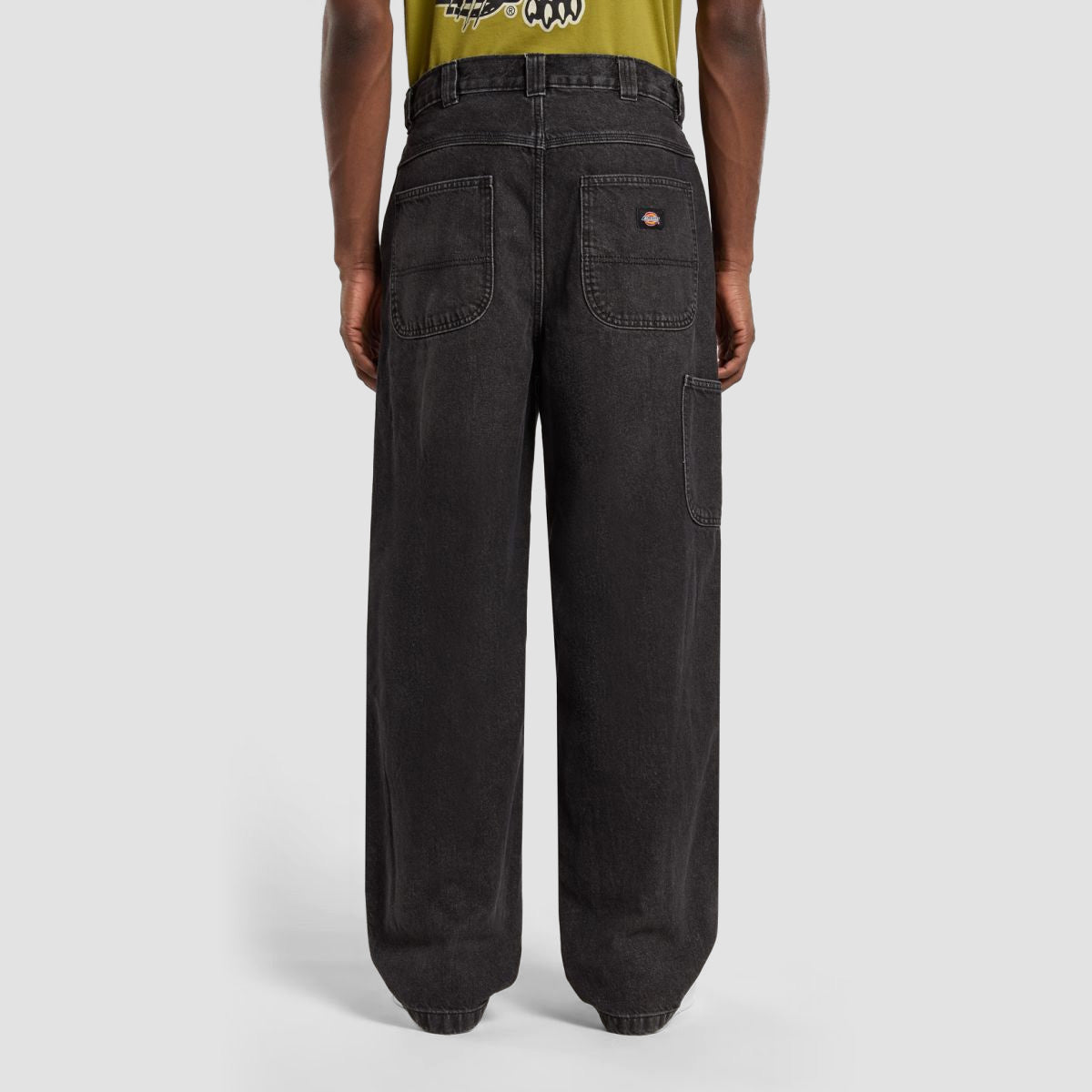 Dickies Madison Baggy Fit Jeans Black Wash Faded