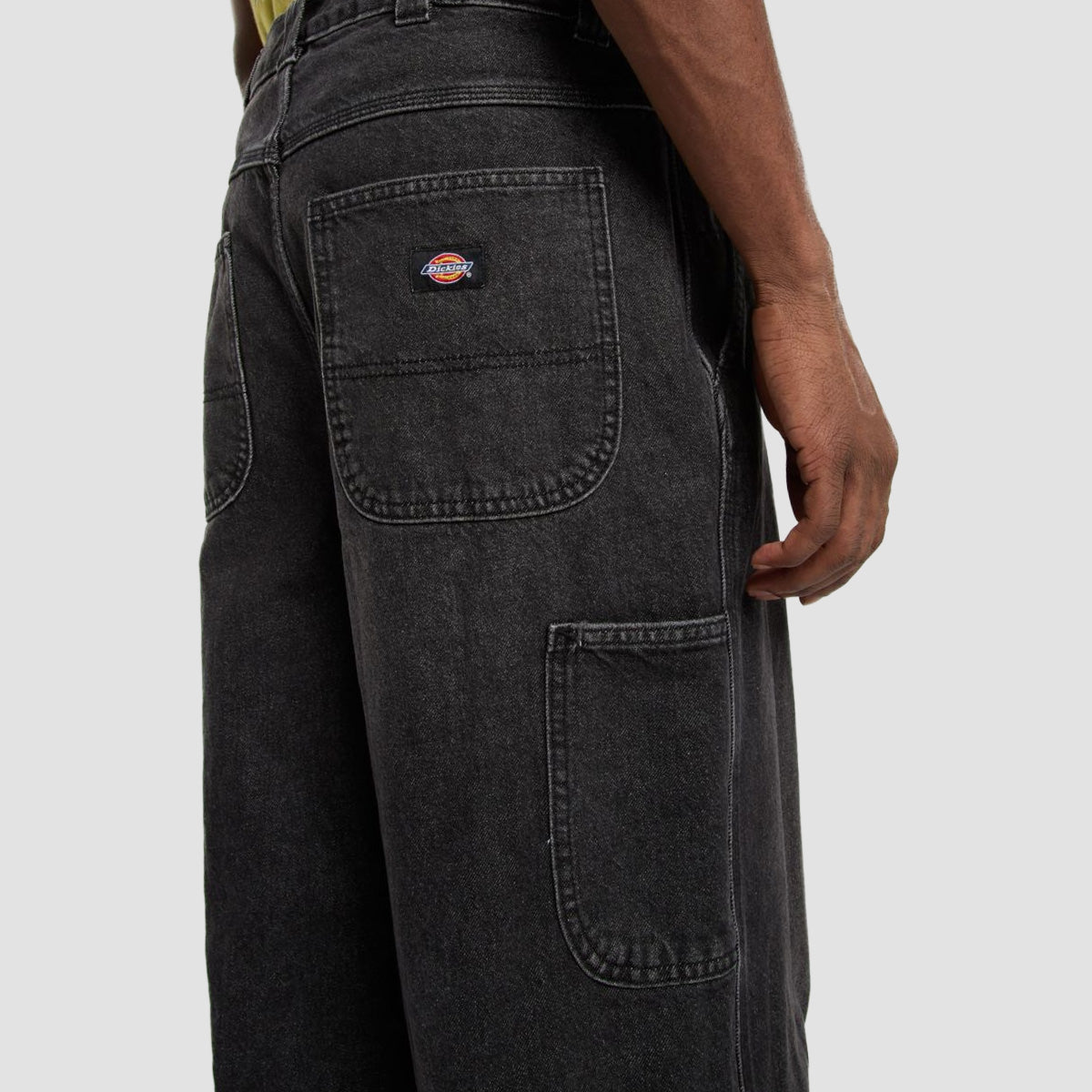Dickies Madison Baggy Fit Jeans Black Wash Faded