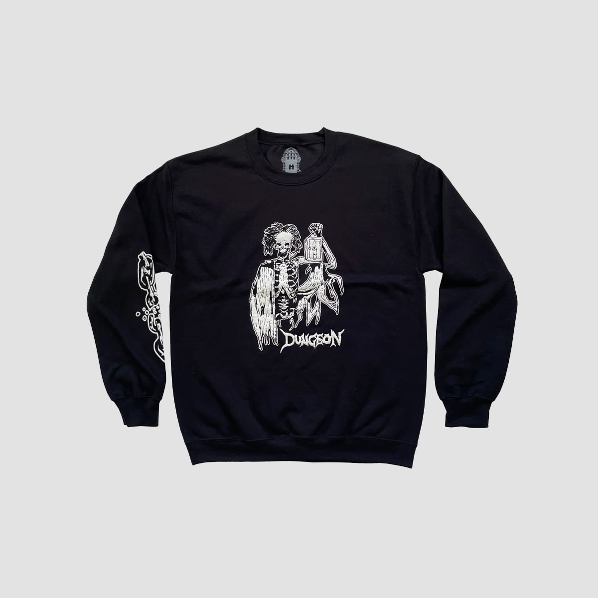 Dungeon Lights Out Crew Sweatshirt Black/Glow In The Dark