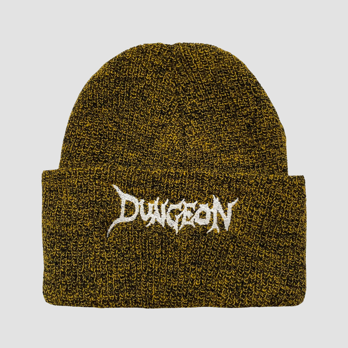 Dungeon Logo Beanie Mustard/Glow In The Dark