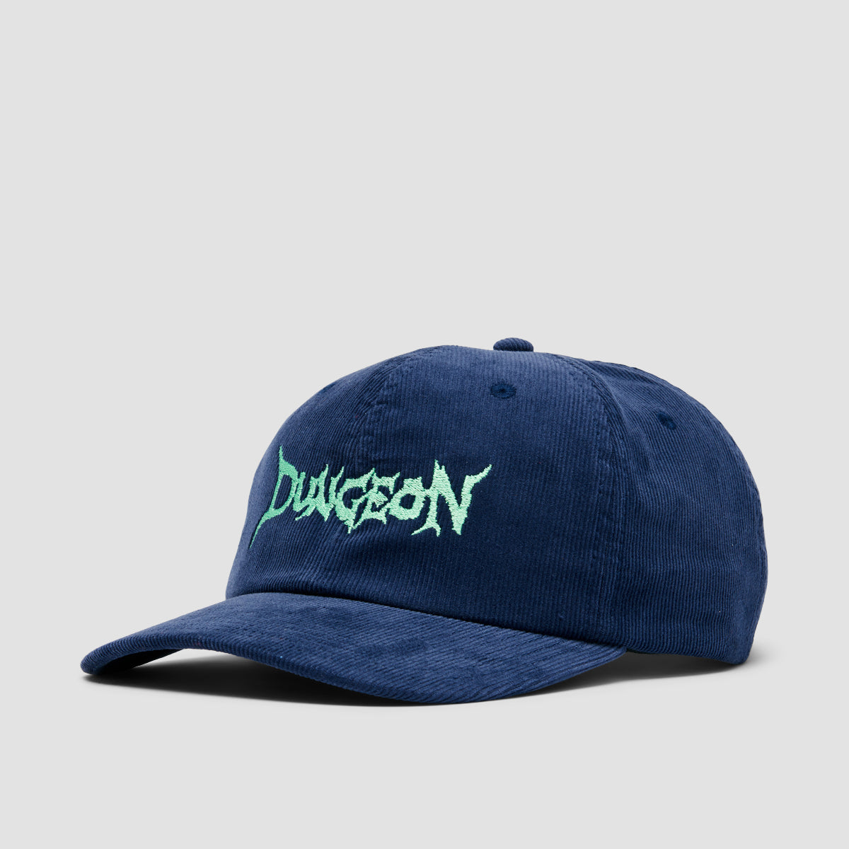 Dungeon Logo Cord Cap Navy/Electric Green