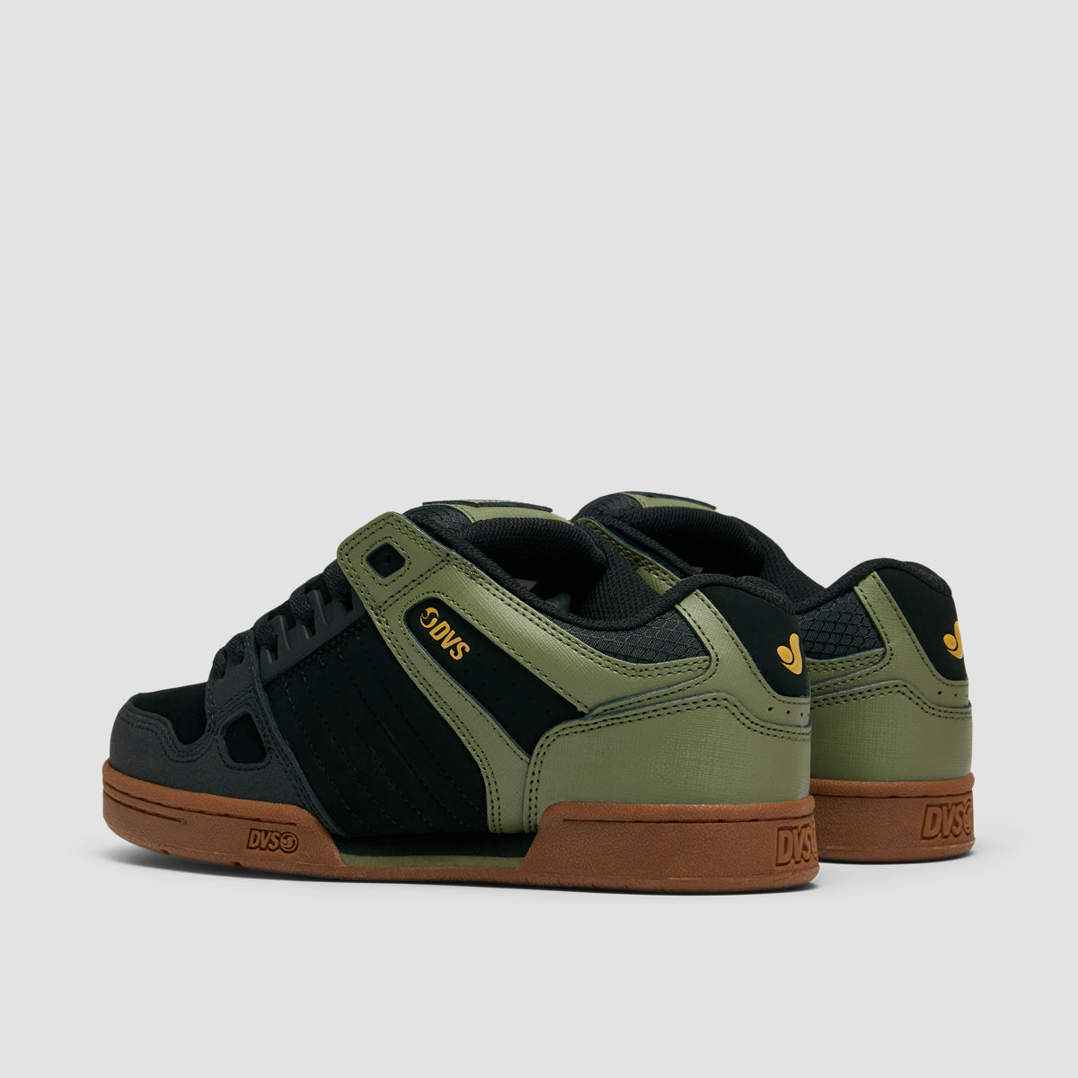 DVS Celsius Shoes - Black/Olive/Gum Nubuck