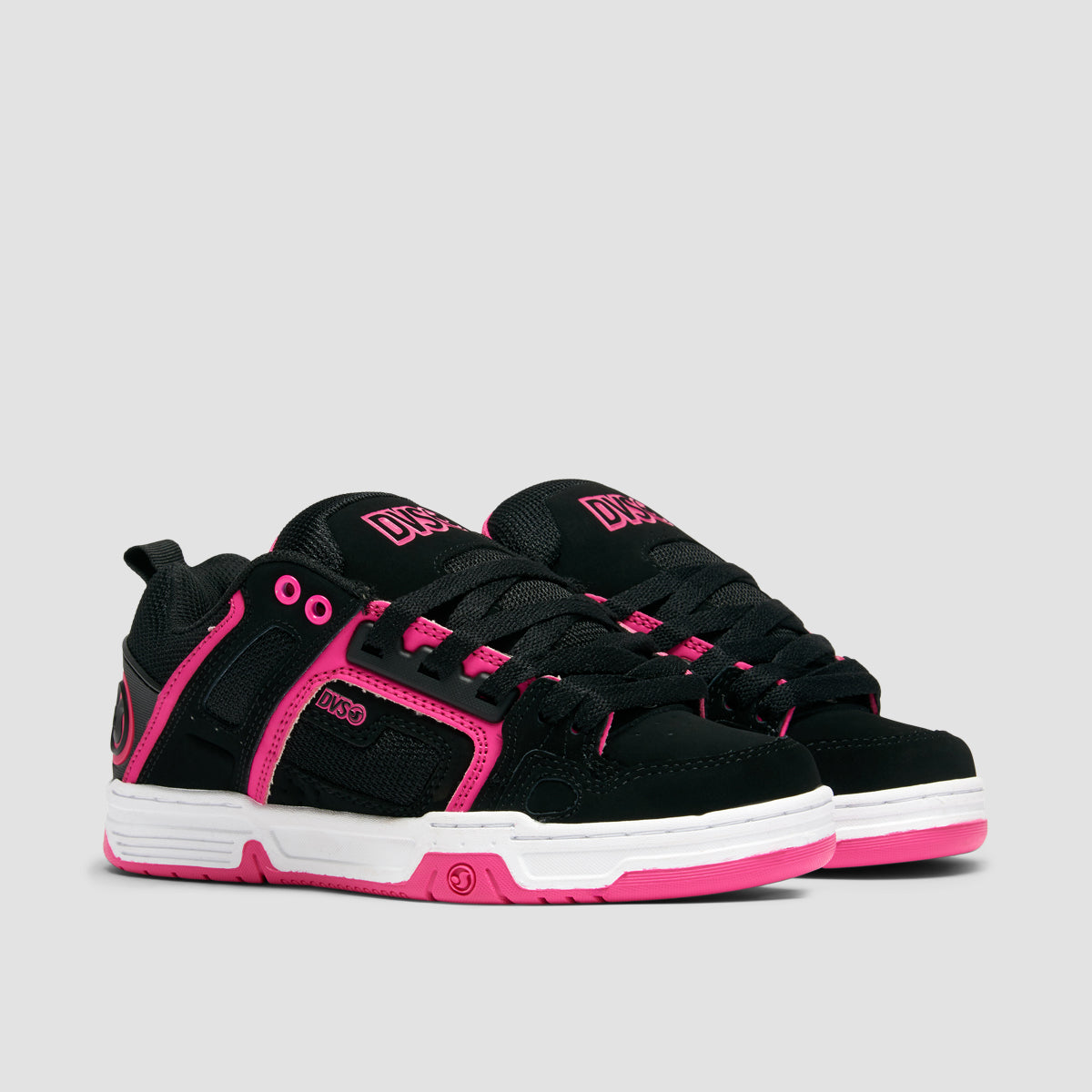 DVS Comanche Shoes - Black/Pink/White Nubuck - Womens