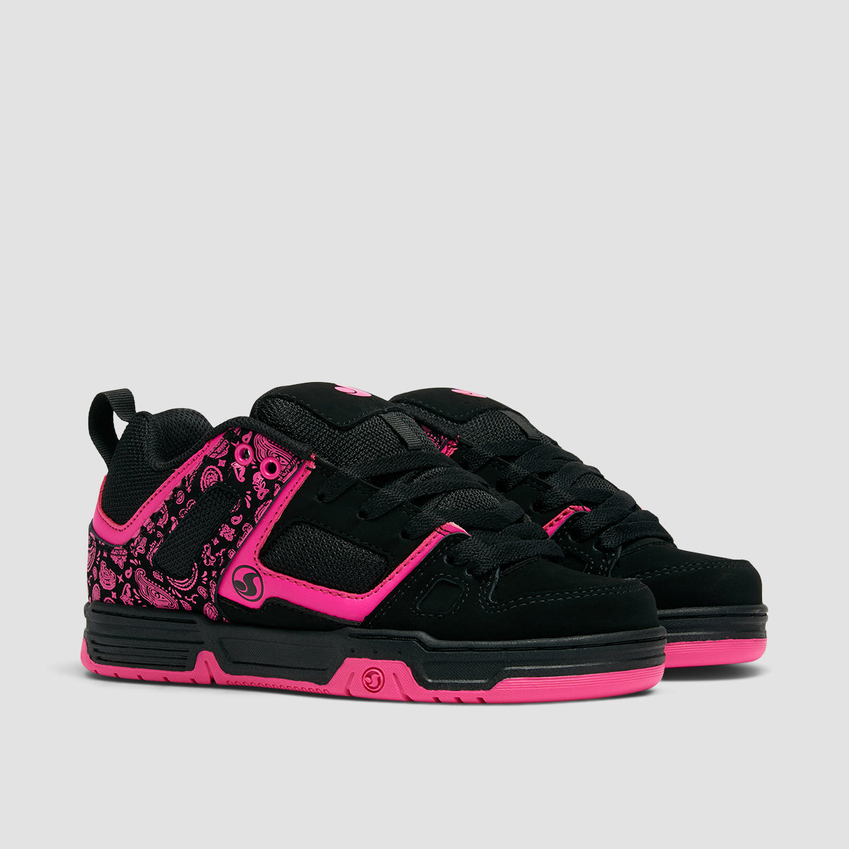 DVS Gambol Shoes - Black/Pink/Black Nubuck - Womens