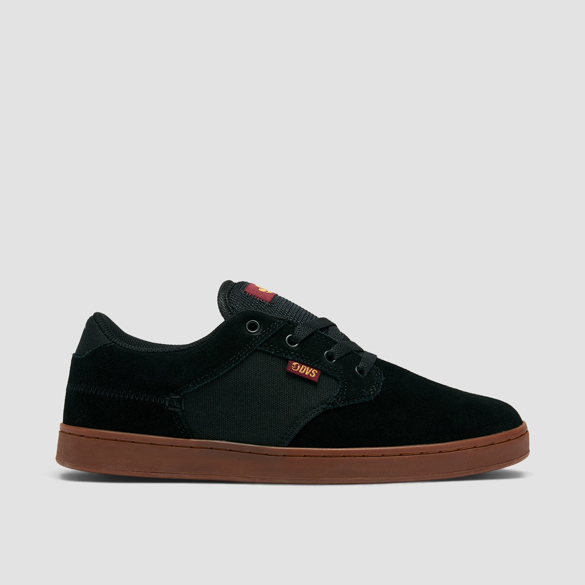 DVS Quentin Shoes - Black/Port/Gum Suede