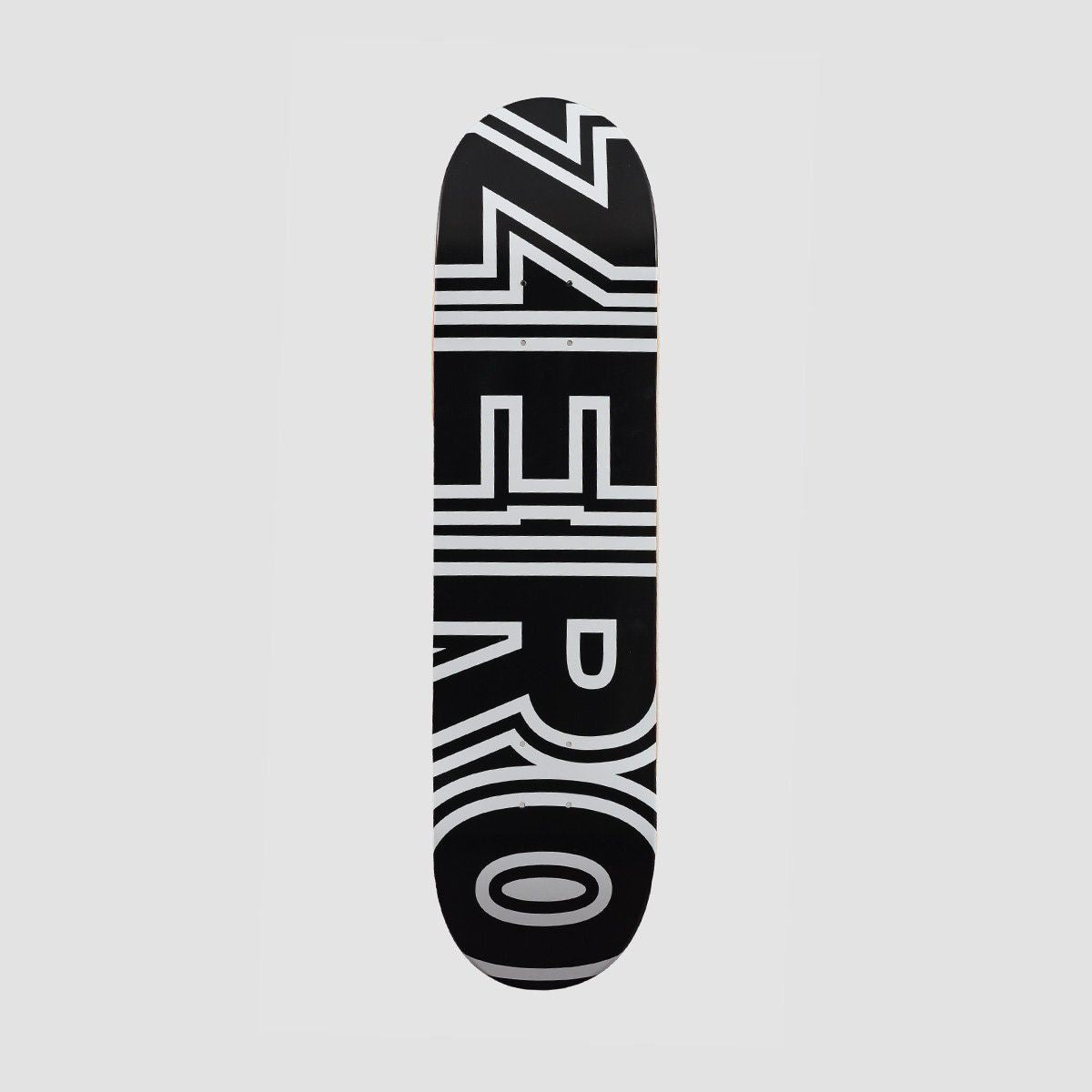 Zero Bold Skateboard Deck Black/White - 8.5"