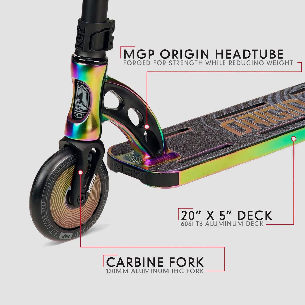 MGP VX Origin Team Edition 5" Scooter Neo Chrome