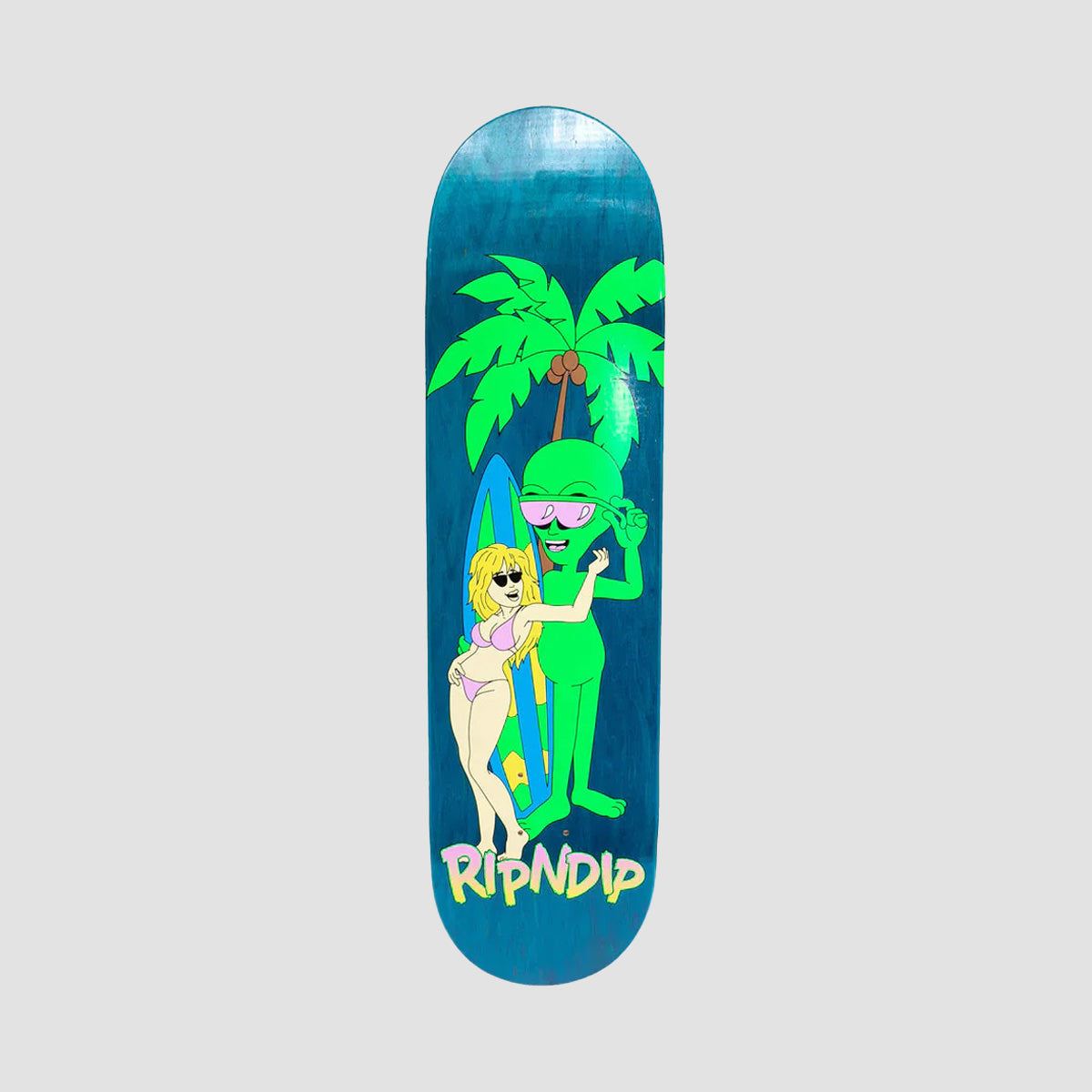 RIPNDIP Beach Boys Skateboard Deck Aqua - 8.5"