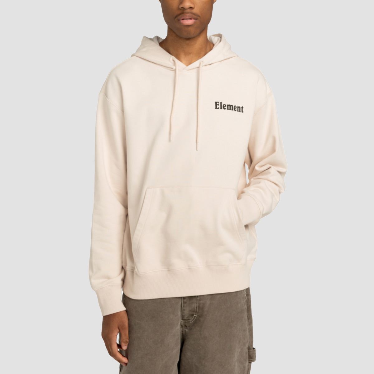 Element Gets Better Pullover Hoodie Oat Milk