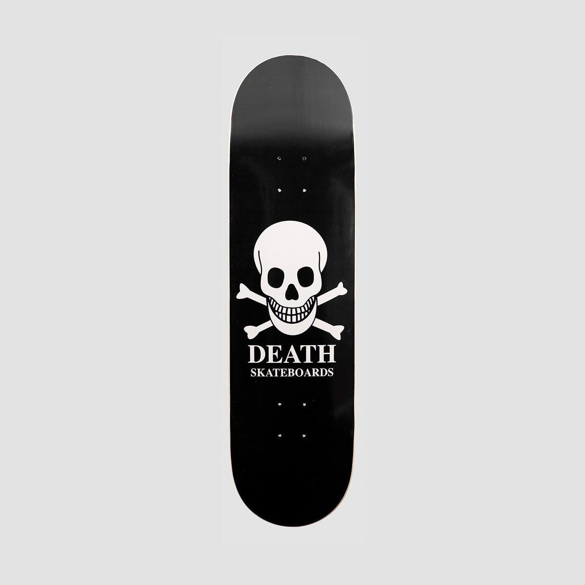 Death OG Skull Skateboard Deck Black - 8.5"