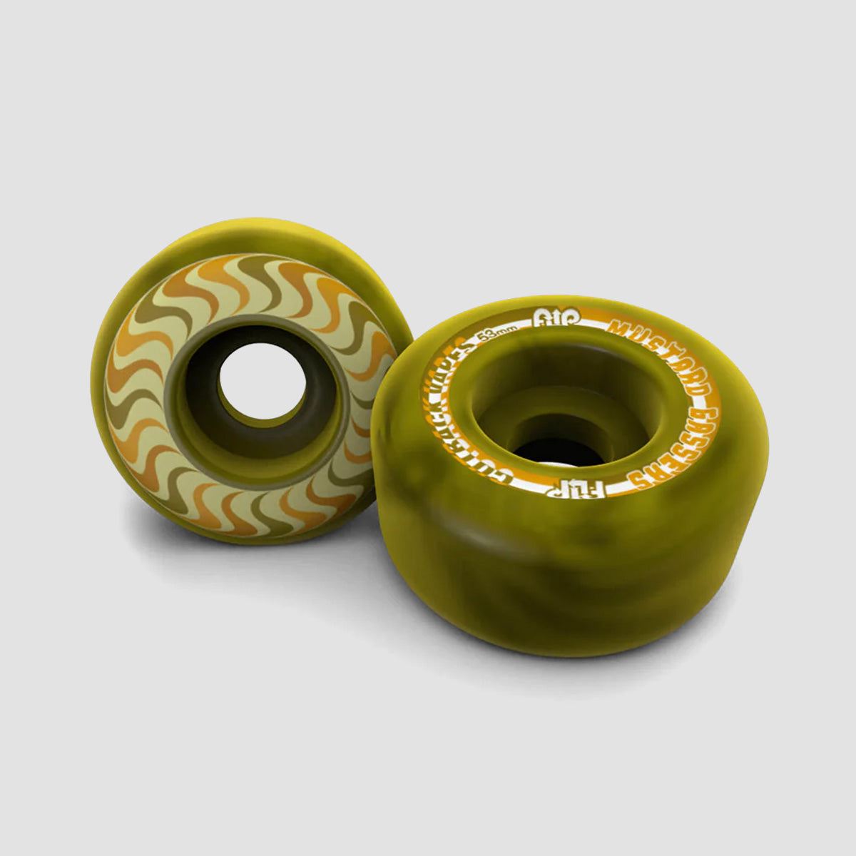 Flip Cutback Mustard Grassers 99a Skateboard Wheels 53mm