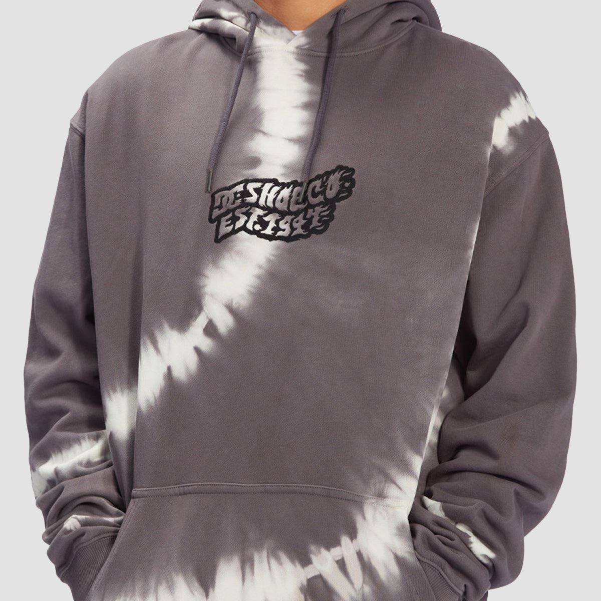 DC Raiser Pullover Hoodie Dark Shadow Tie Dye