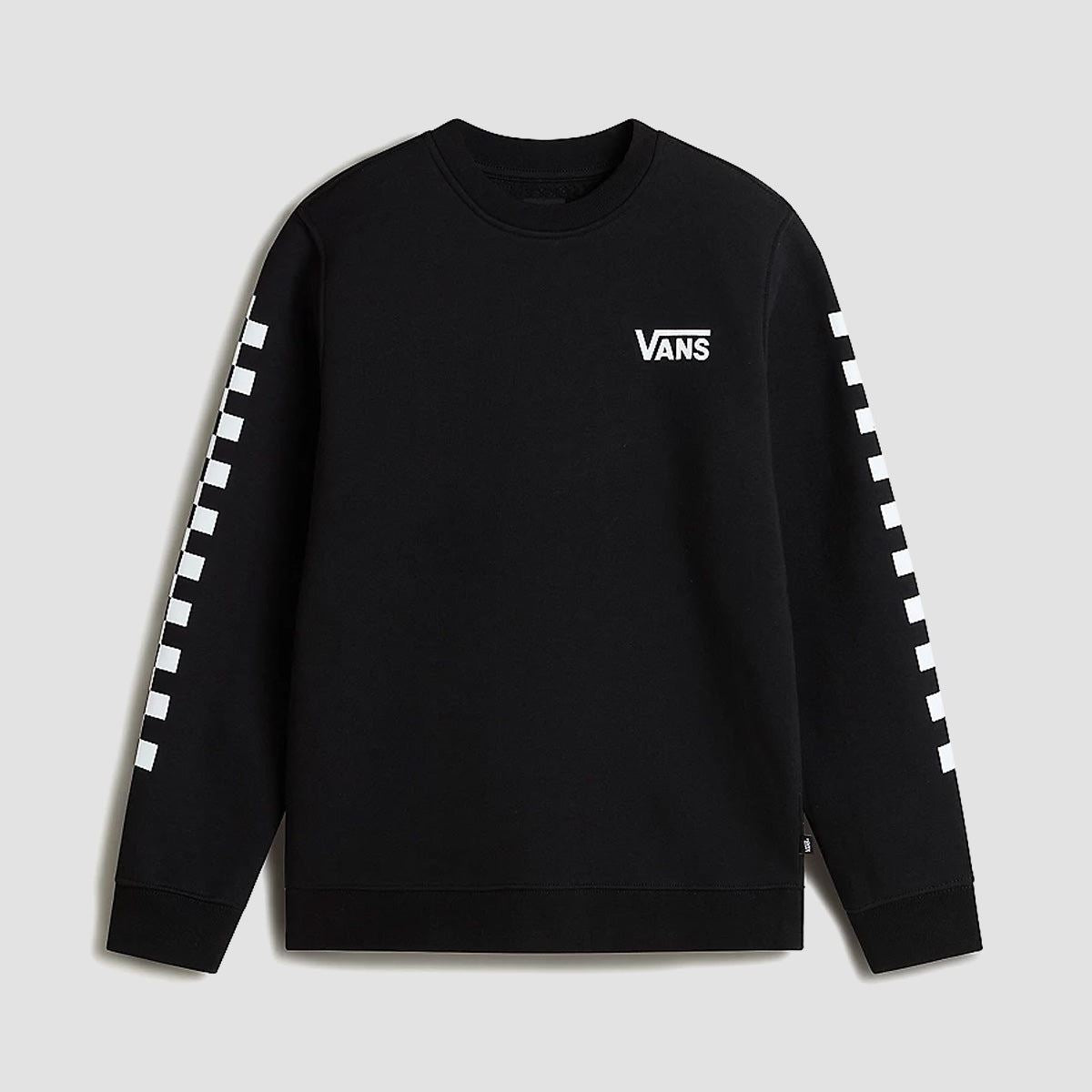 Vans Exposition Check Crew Sweatshirt Black - Kids