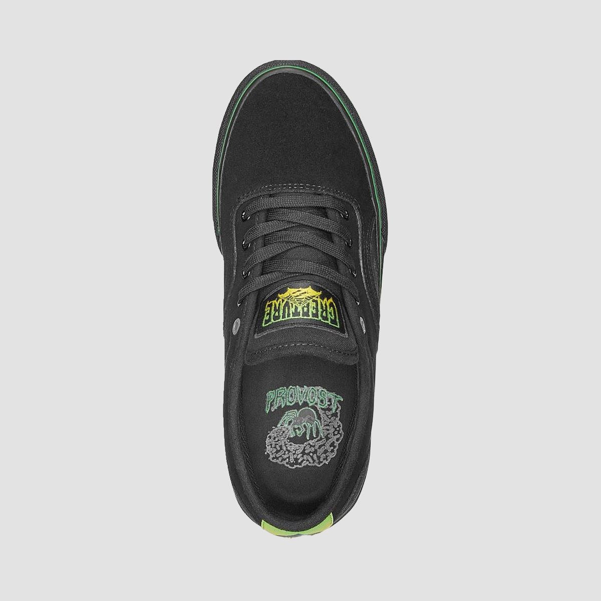 Emerica Provost G6 X Creature Shoes - Black/Black