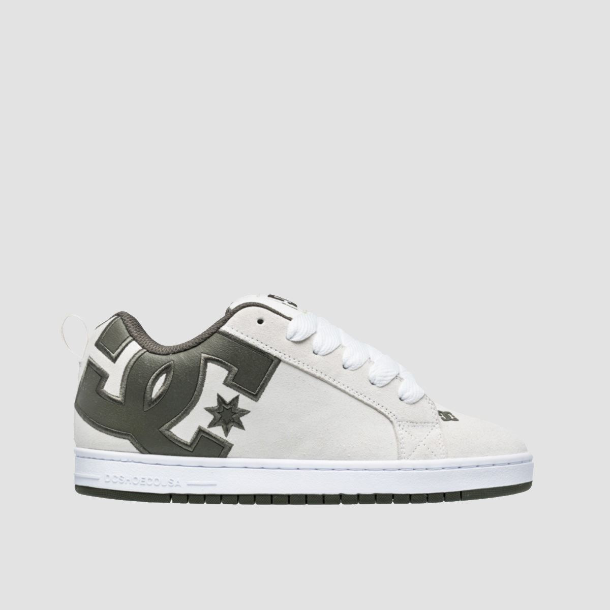 DC Court Graffik Shoes - Olive/Citrus