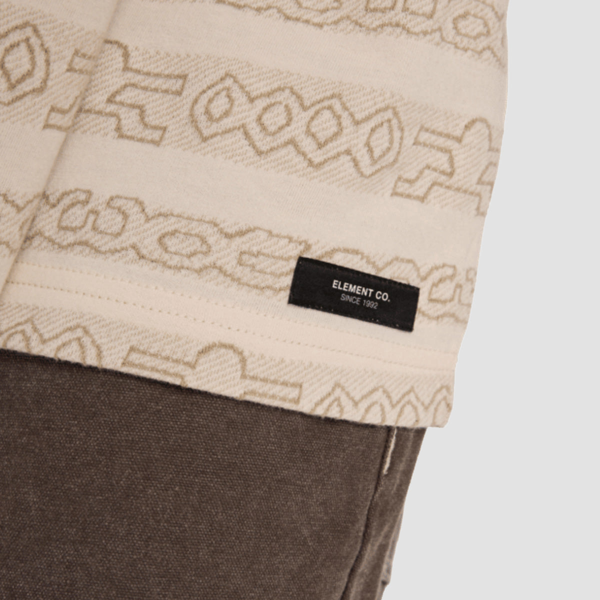 Element 4 Wheels Unity Longsleeve T-Shirt Oatmilk/Aluminum