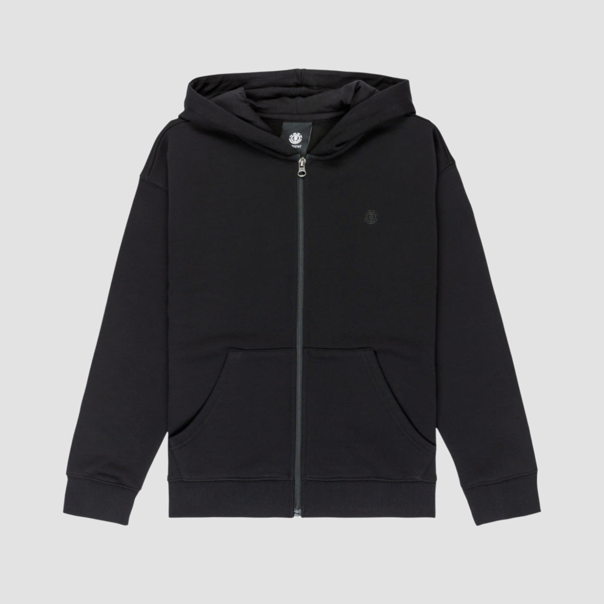 Element Aligator Zip Hoodie Flint Black - Kids