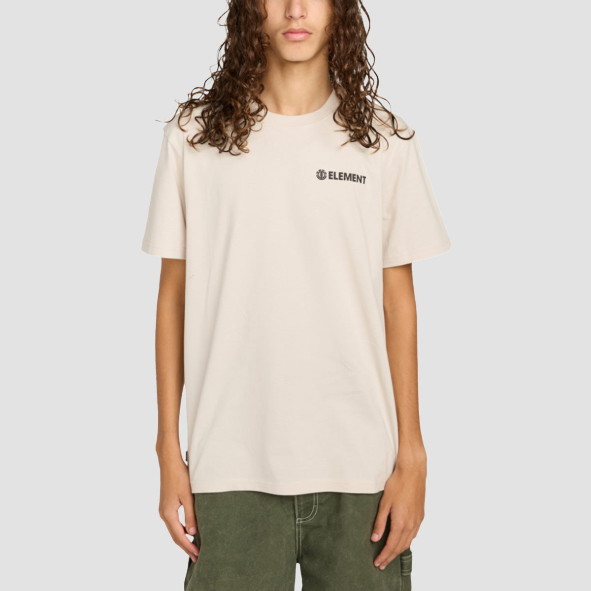 Element Blazin Chest T-Shirt Oat Milk