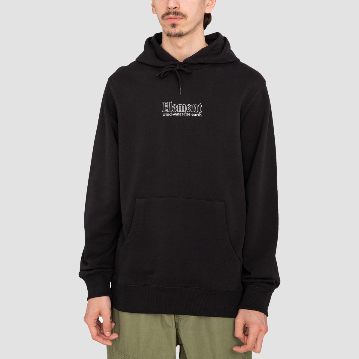 Element Dial Pullover Hoodie Flint Black