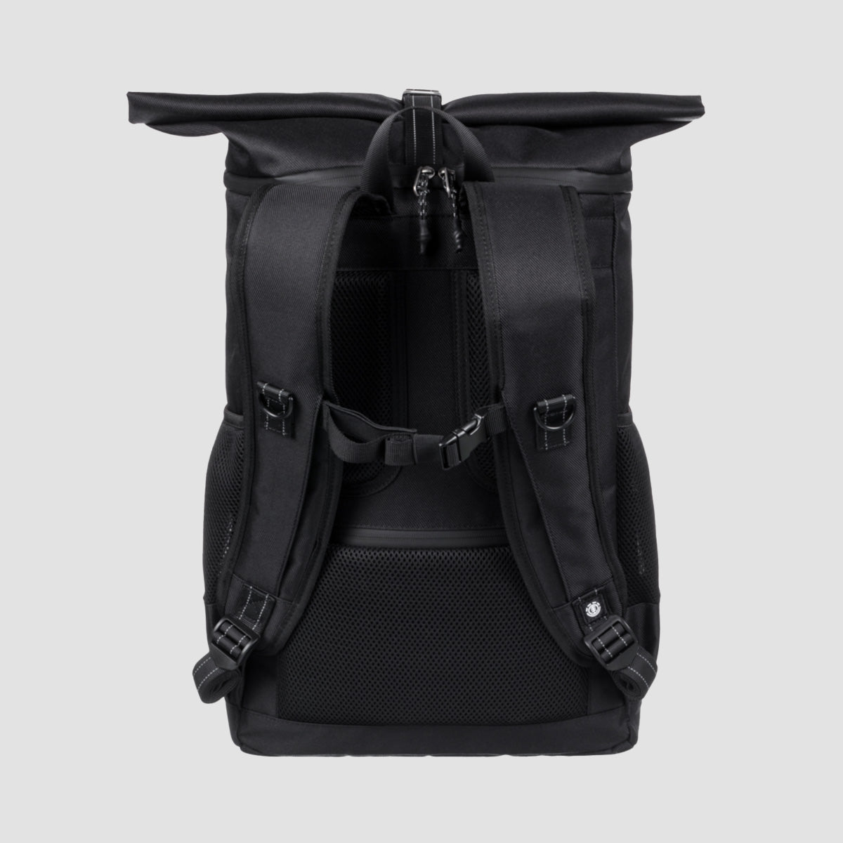 Element Ground Skate Roll Top 35L Backpack Flint Black