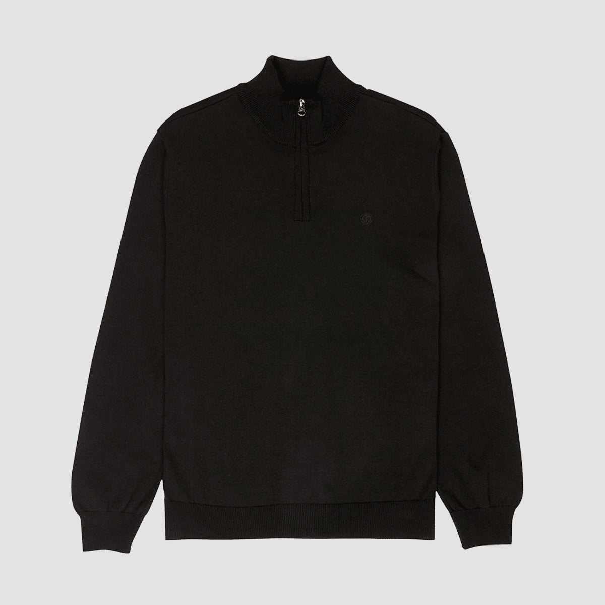 Element Icon Embroidery 1/4 Zip Sweatshirt Forest Night