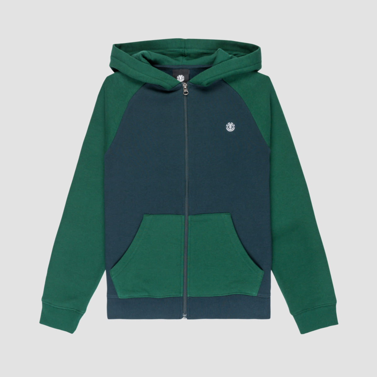 Element Icon Embroidery 2Tone Zip Hoodie Magical Forest - Kids