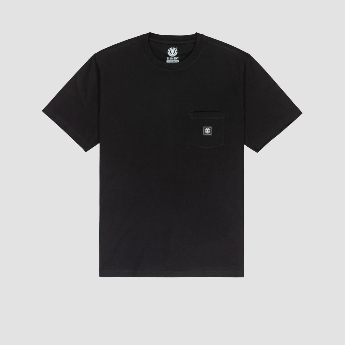 Element Icon Label Pocket T-Shirt Flint Black