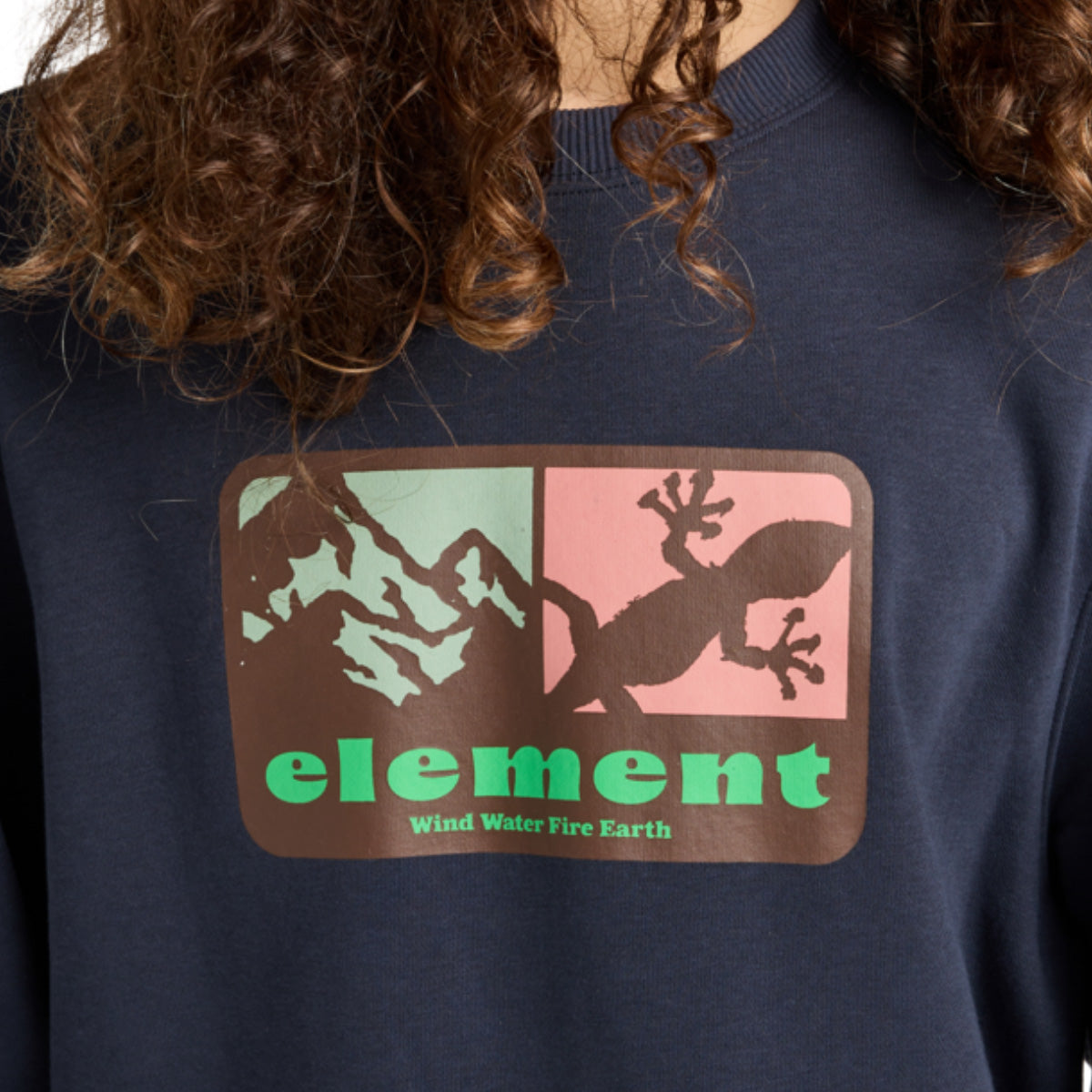 Element Memory Crew Sweatshirt Eclipse Navy