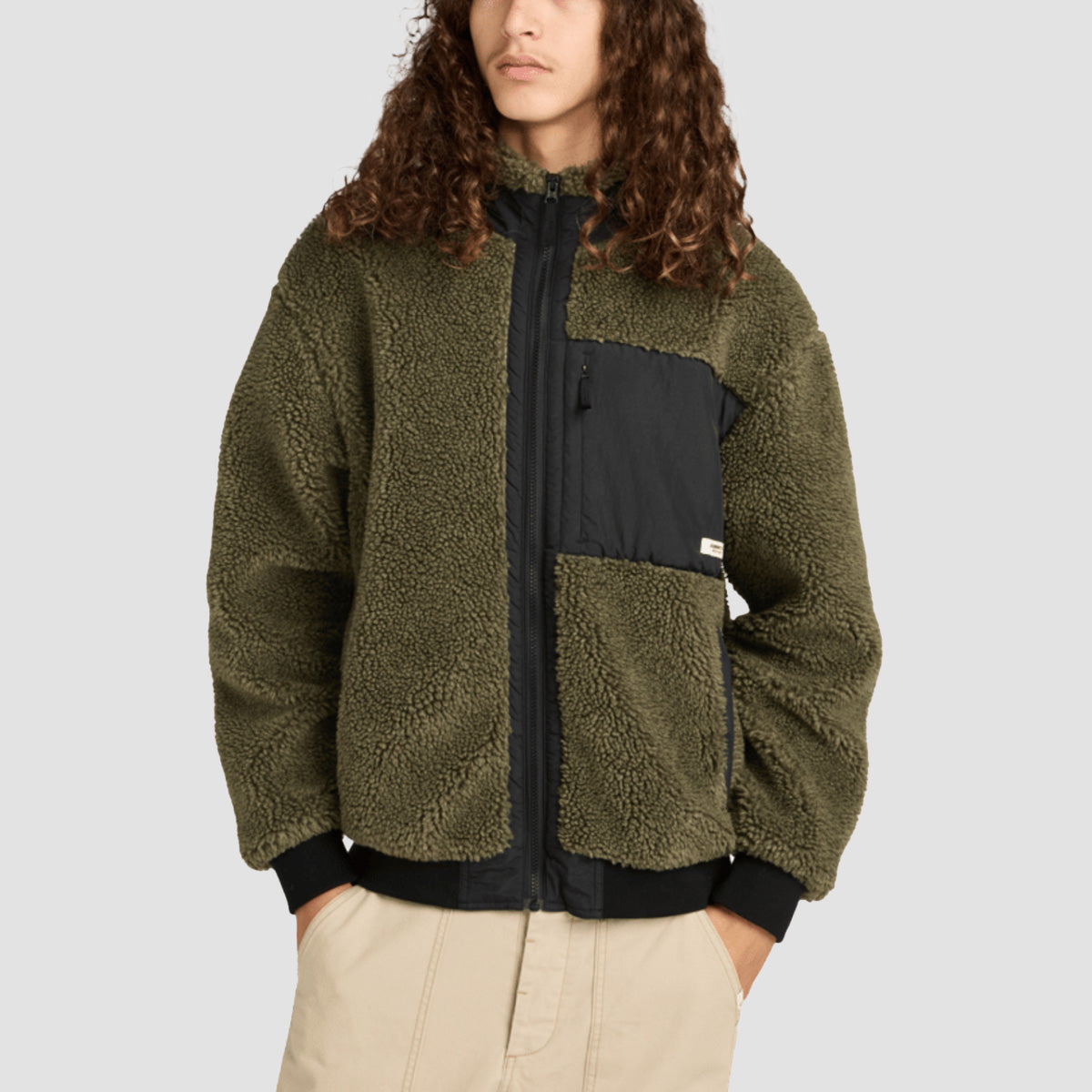 Element Oak Sherpa Fleece Jacket Kalamata