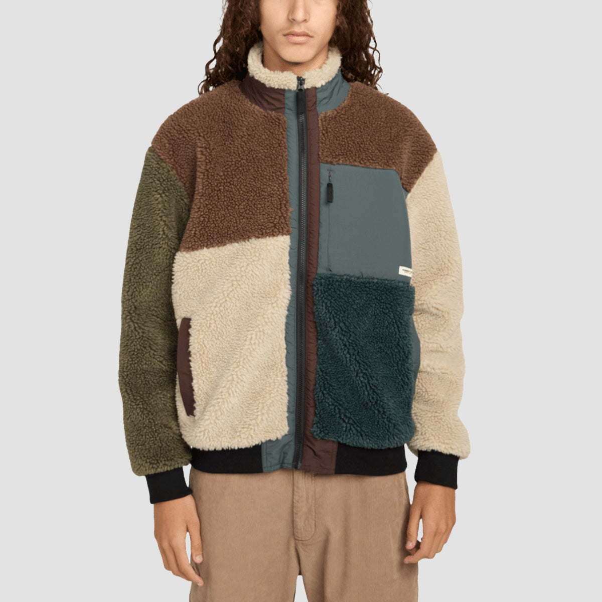 Element Oak Sherpa Fleece Jacket Multicolour