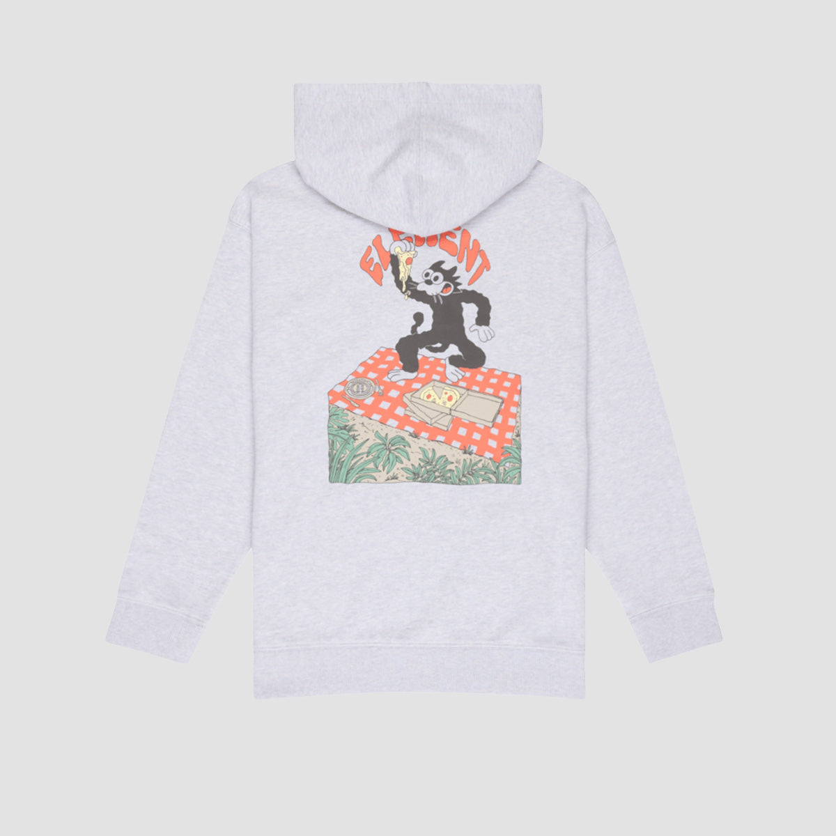 Element Pizza Pullover Hoodie Mid Grey Heather - Kids