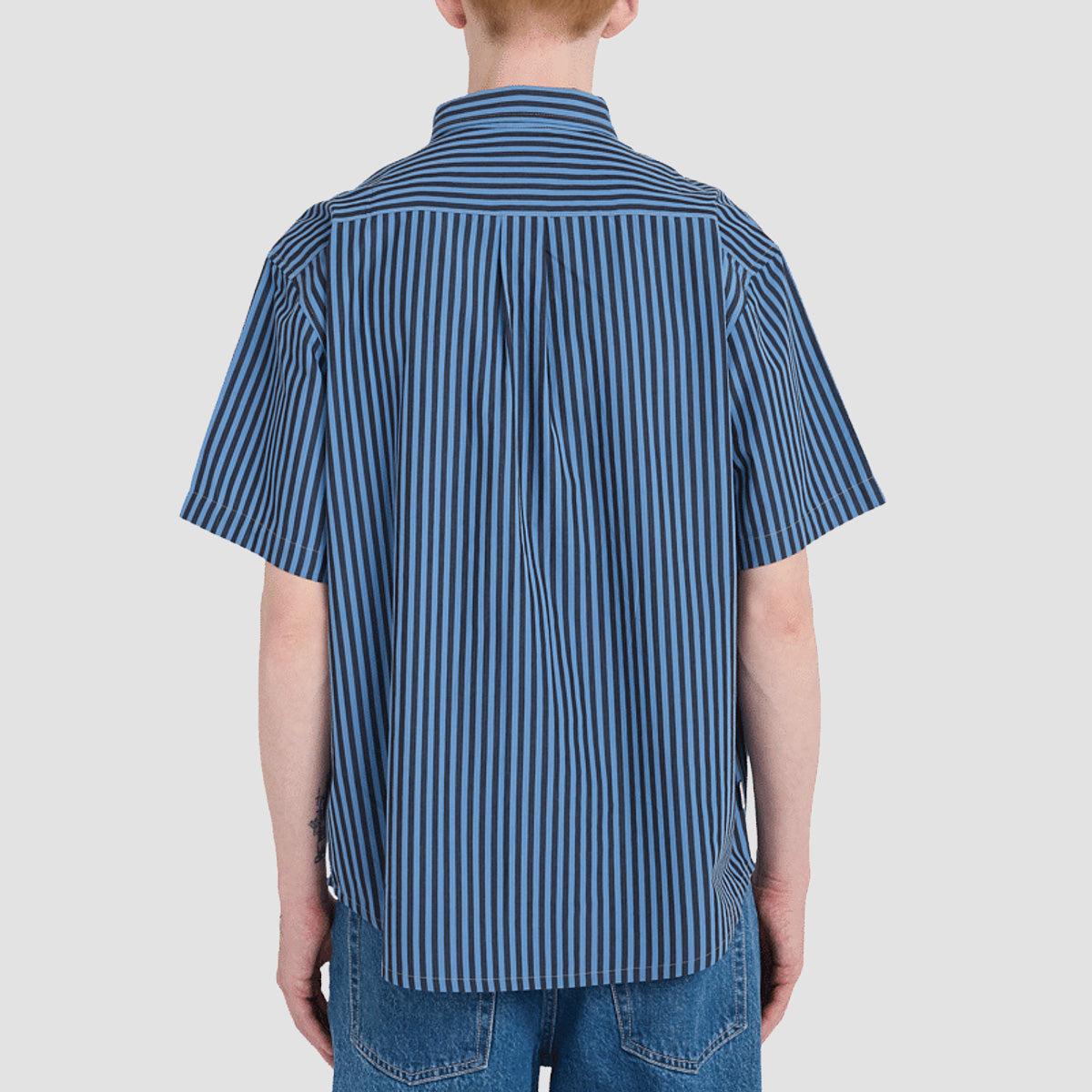 Element Regular Button Short Sleeve Shirt Riviera/Off Black