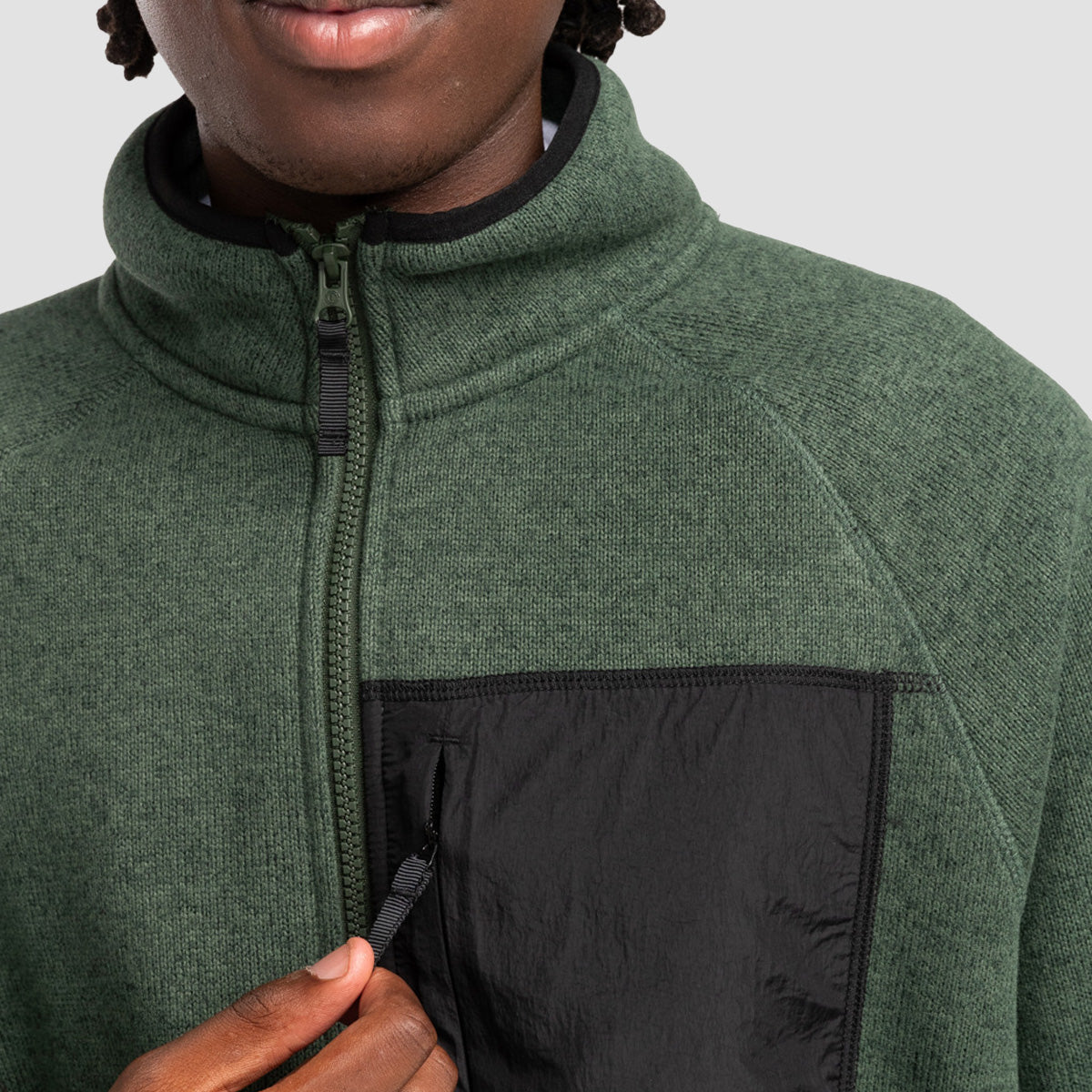 Element Sahtu Zip Sweatshirt Deep Forest