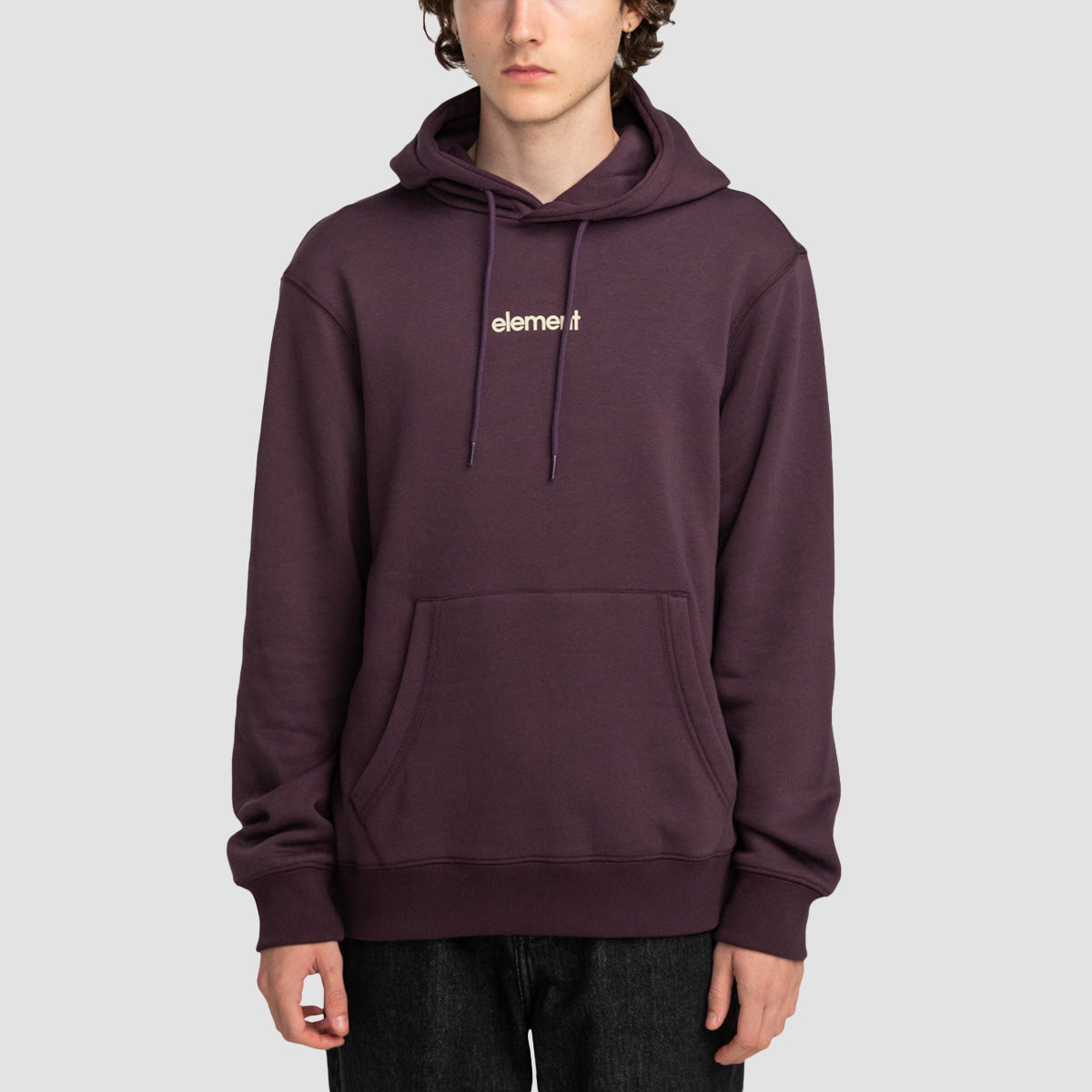 Element Simple Logo Pullover Hoodie Plum Perfect