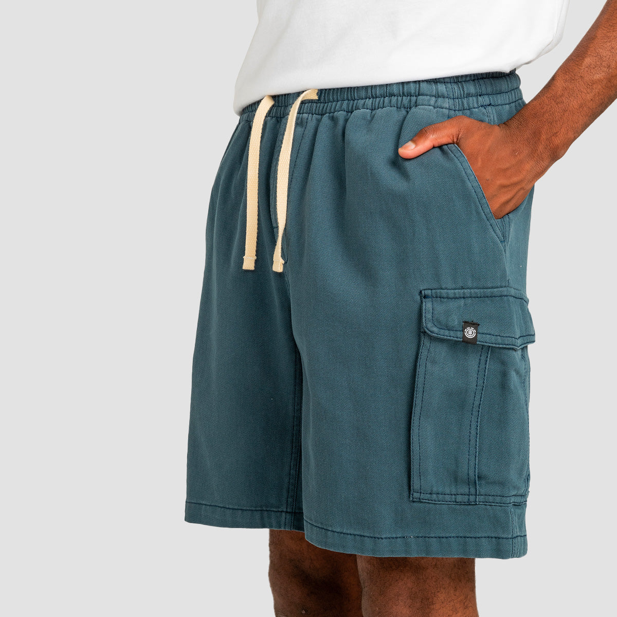 Element Utility Cargo Shorts Midnight Navy