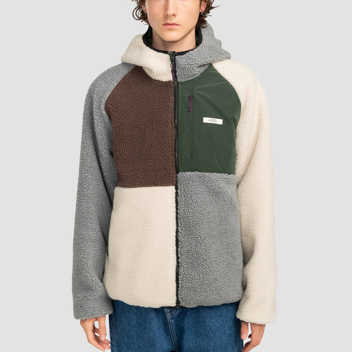 Element Wolfe Reversible Sherpa Jacket Multicolor