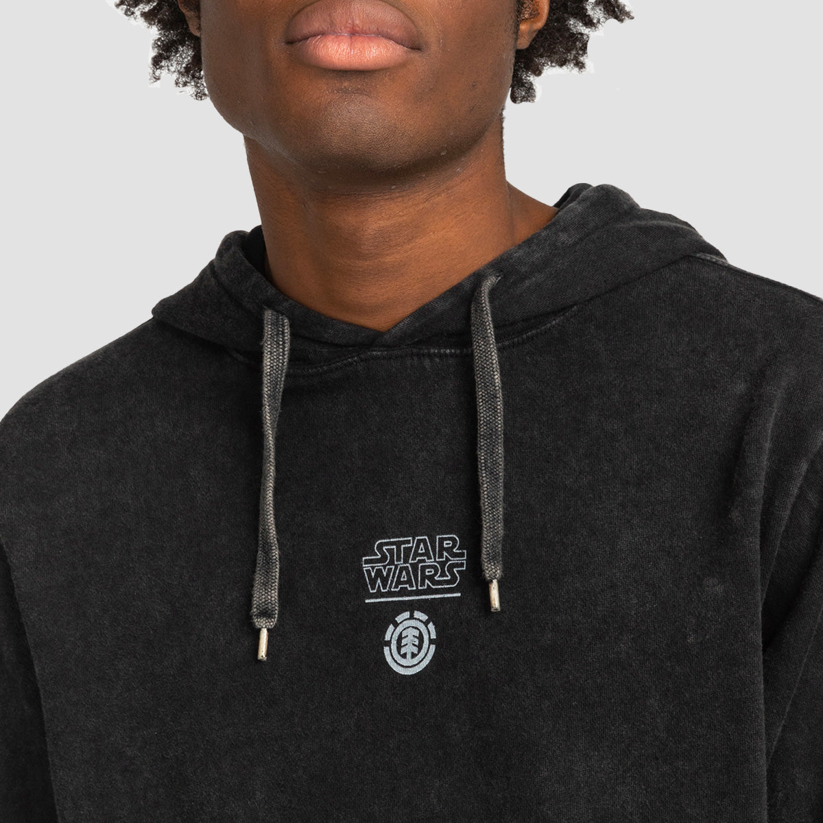 Element X Star Wars Deathstar Pullover Hoodie Washed Black