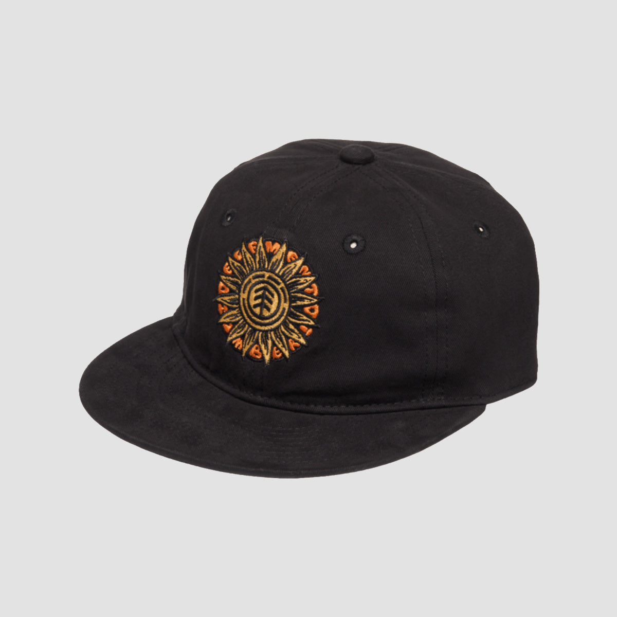 Element X Timber 6 Panel Cap Flint Black - Kids