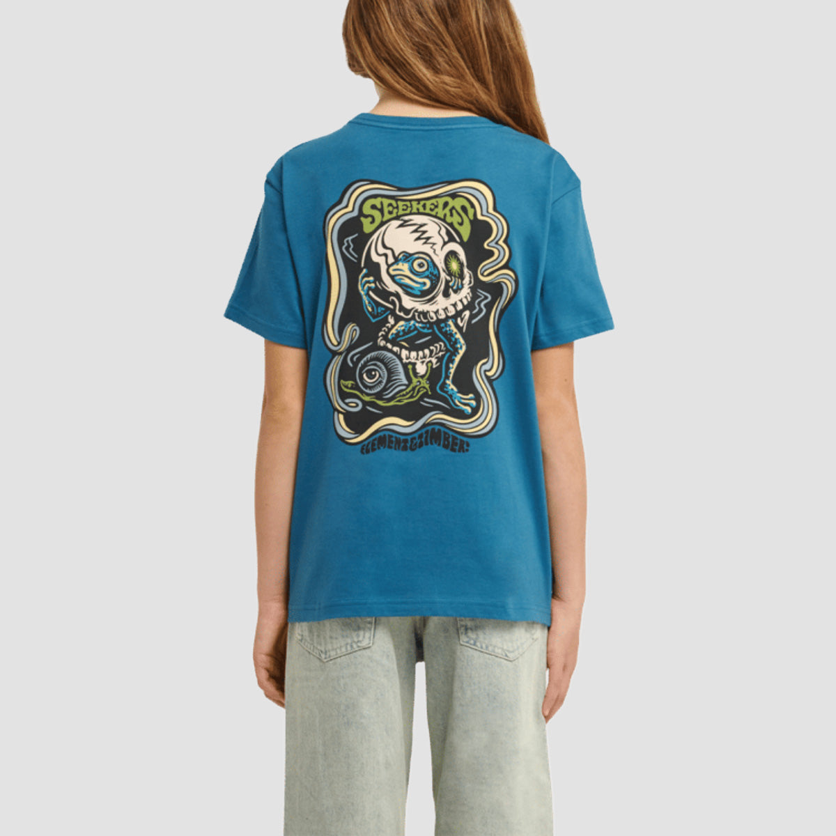 Element X Timber Hermit T-Shirt Mallard Blue - Kids