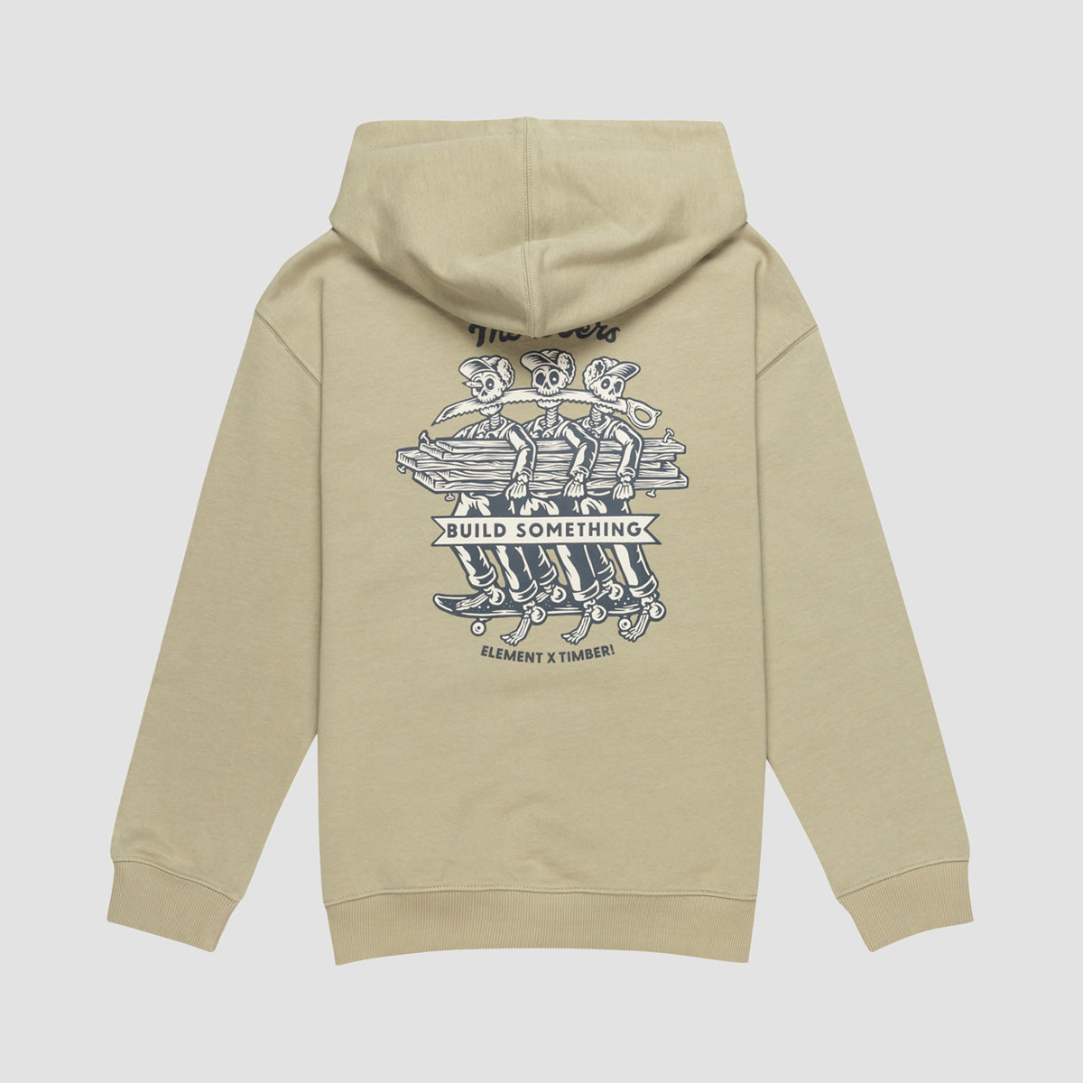 Element X Timber Skeleton Gang Pullover Hoodie Tea - Kids