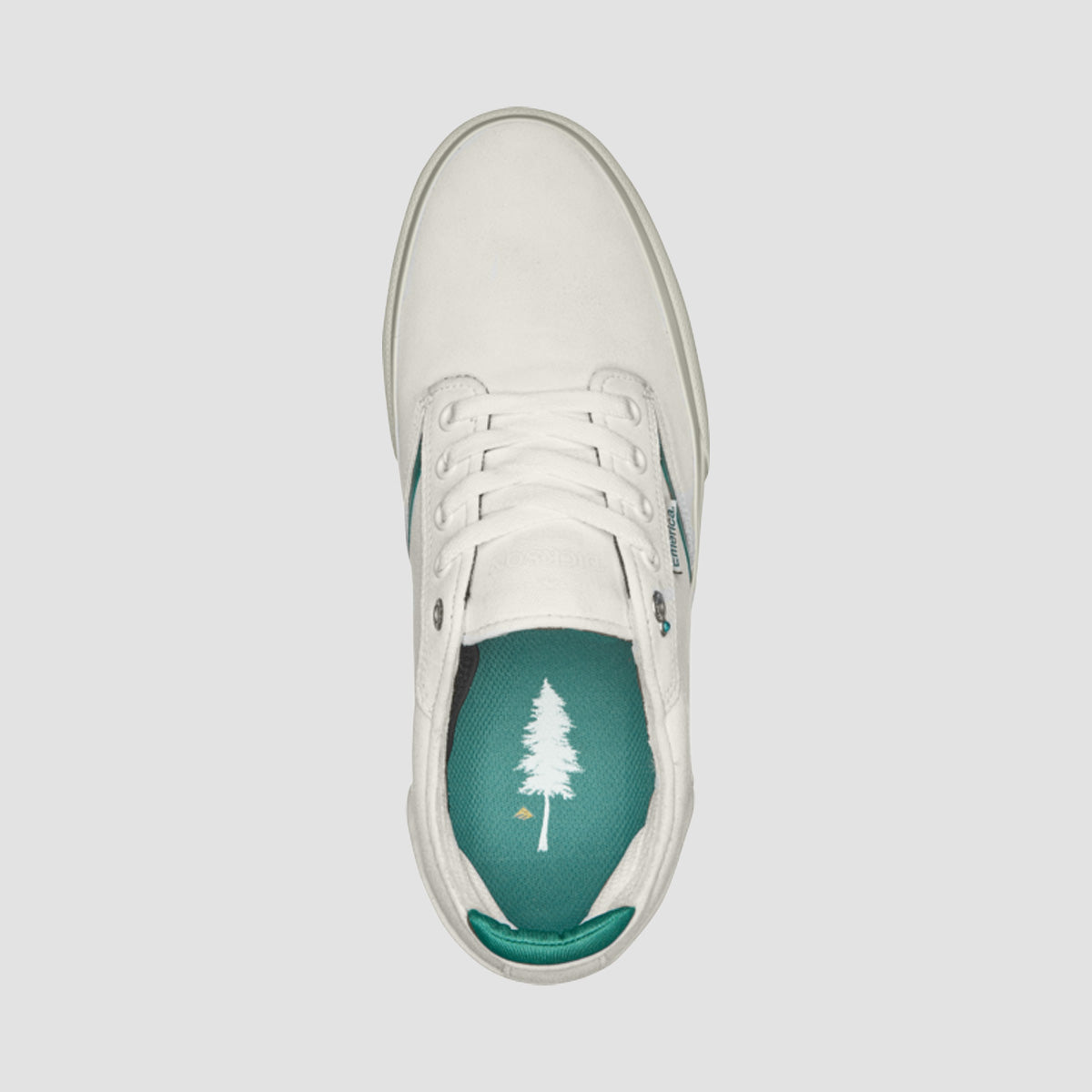 Emerica Dickson Shoes - White/Green