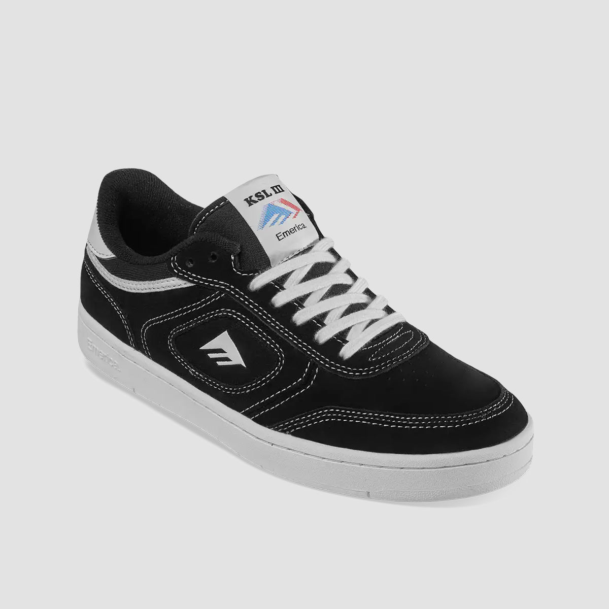 Emerica KSL III Shoes - Black/White/White