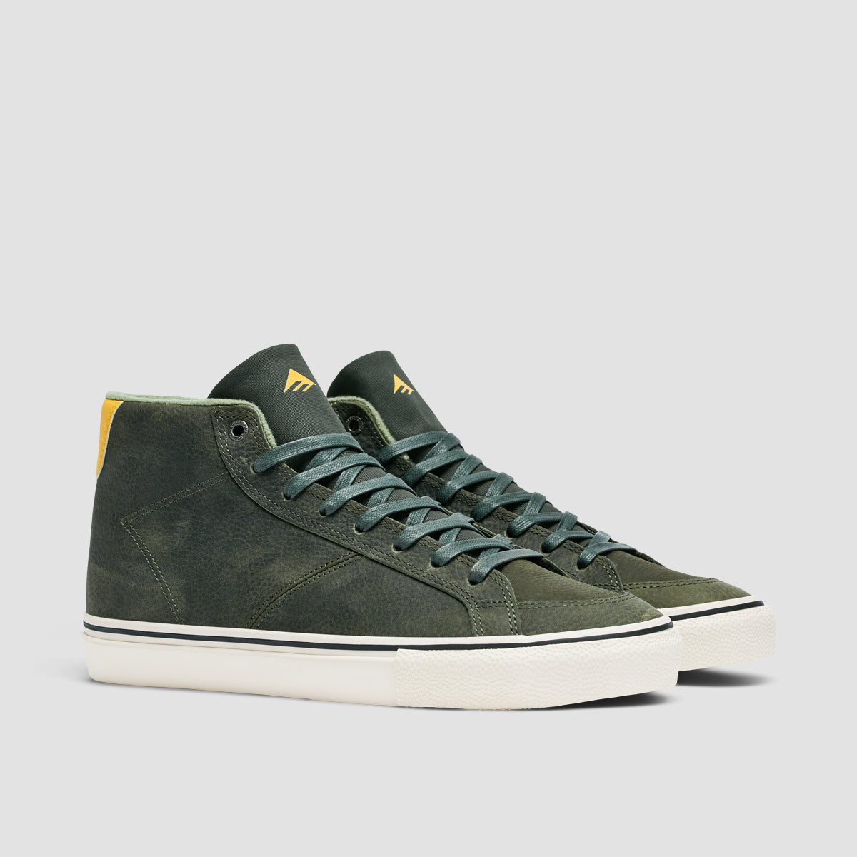 Emerica Omen High Top Shoes Olive